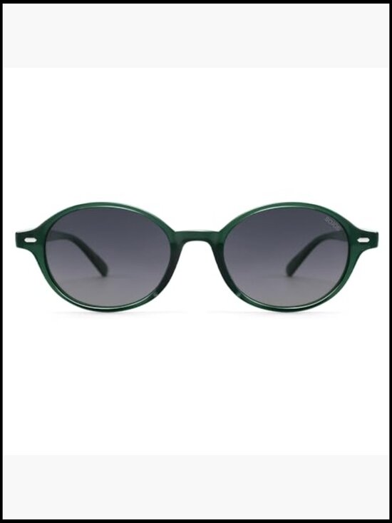 Polarized Oval Round Sunglasses with UV400 Protection, Lightweight Plastic Frame main image 6